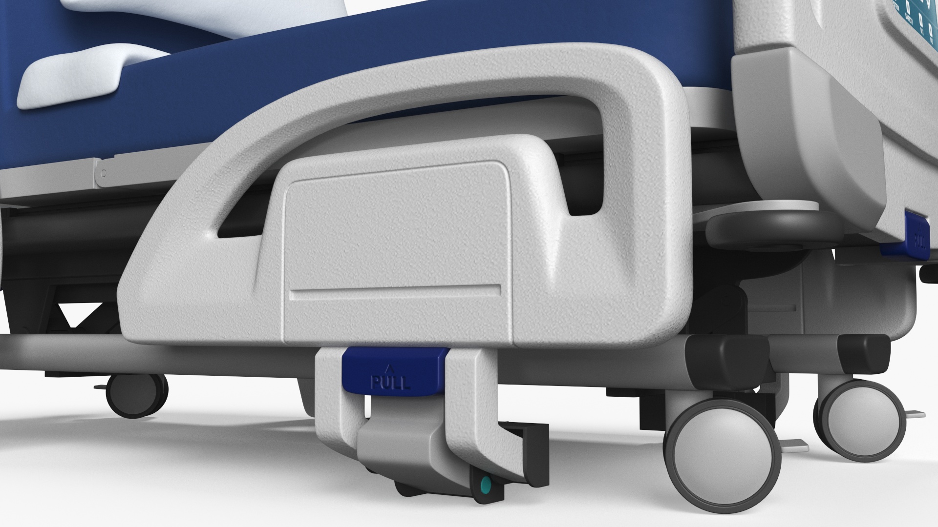 3D model Smart Hospital Bed Sitting Position