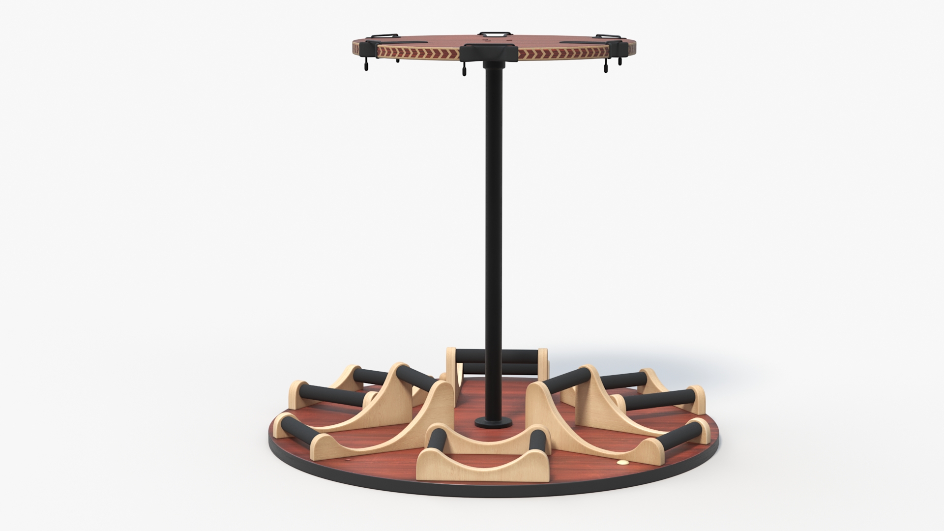 3D model Carousel Rotating Guitar Stand