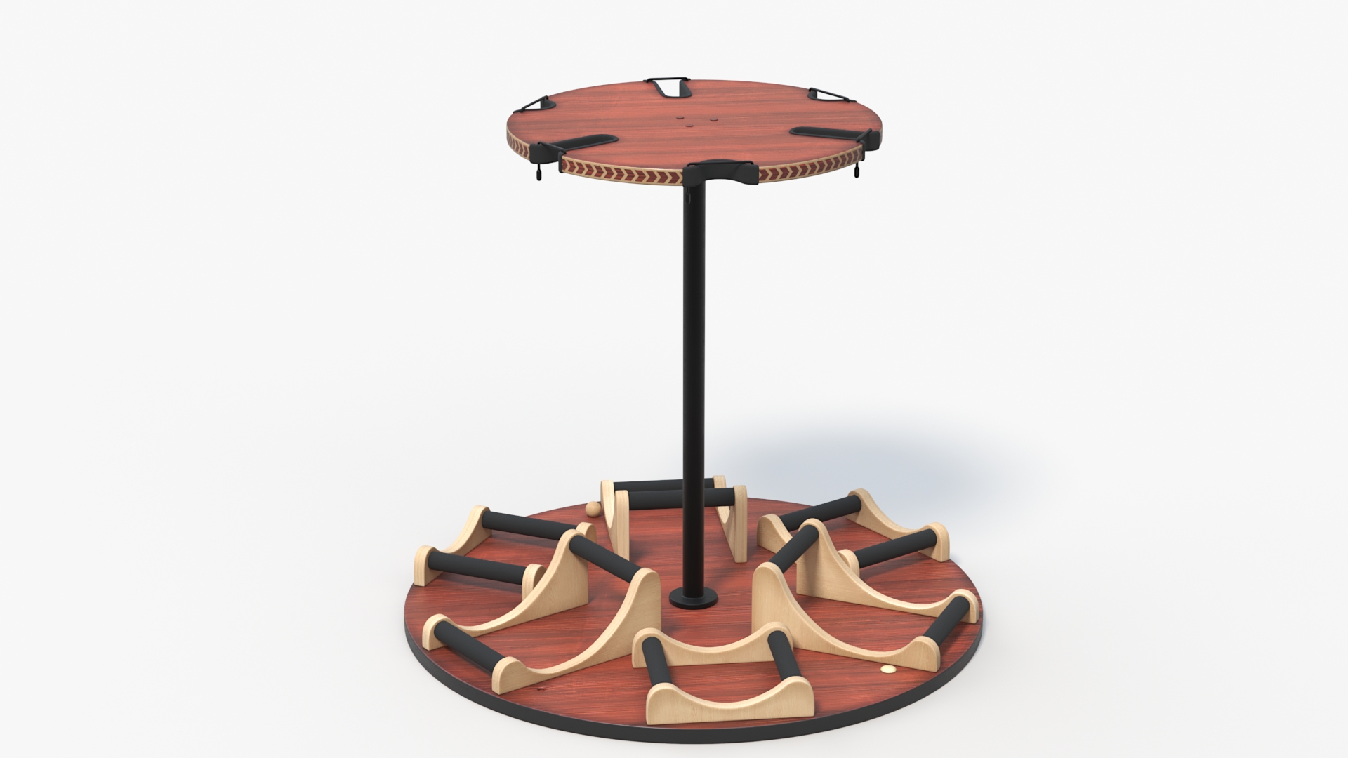 3D model Carousel Rotating Guitar Stand