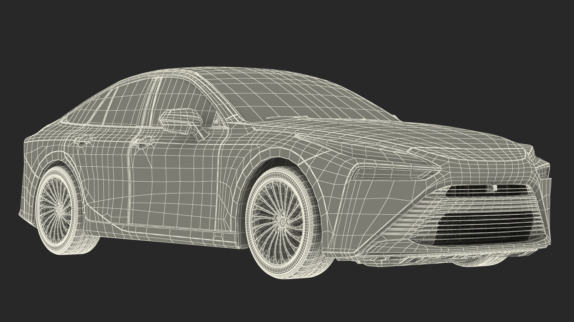 3D Hydrogen Fuel Cell Vehicle Fully Detailed