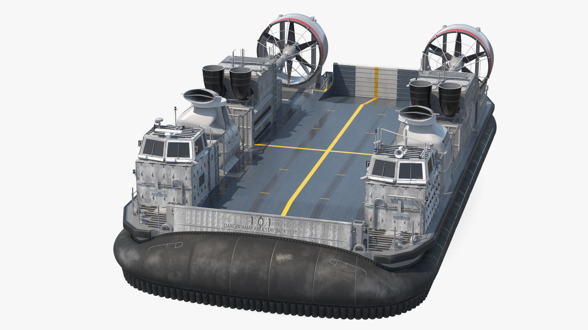 3D model Landing Craft Air Cushion