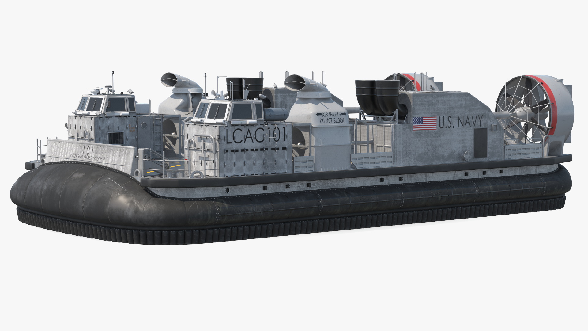 3D model Landing Craft Air Cushion