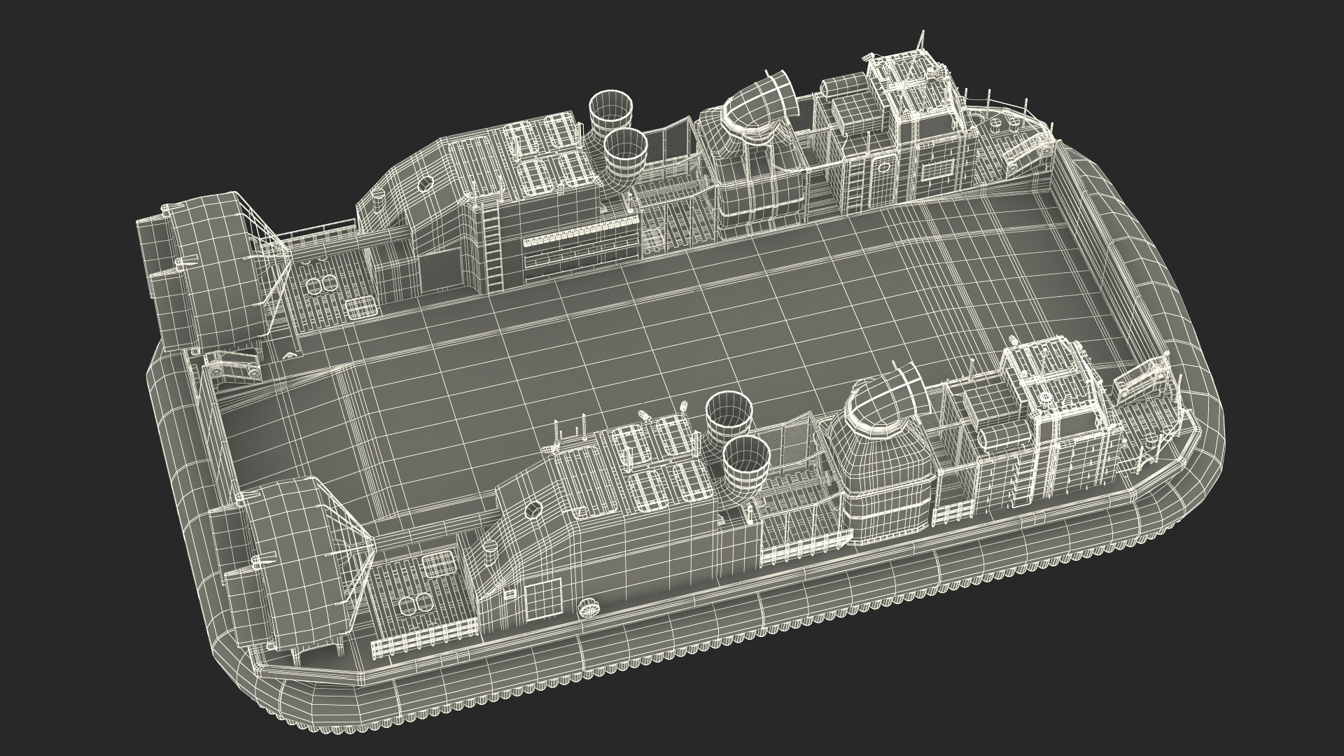 3D model Landing Craft Air Cushion