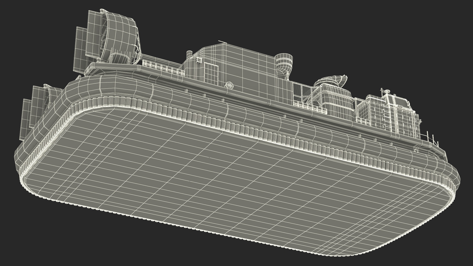 3D model Landing Craft Air Cushion