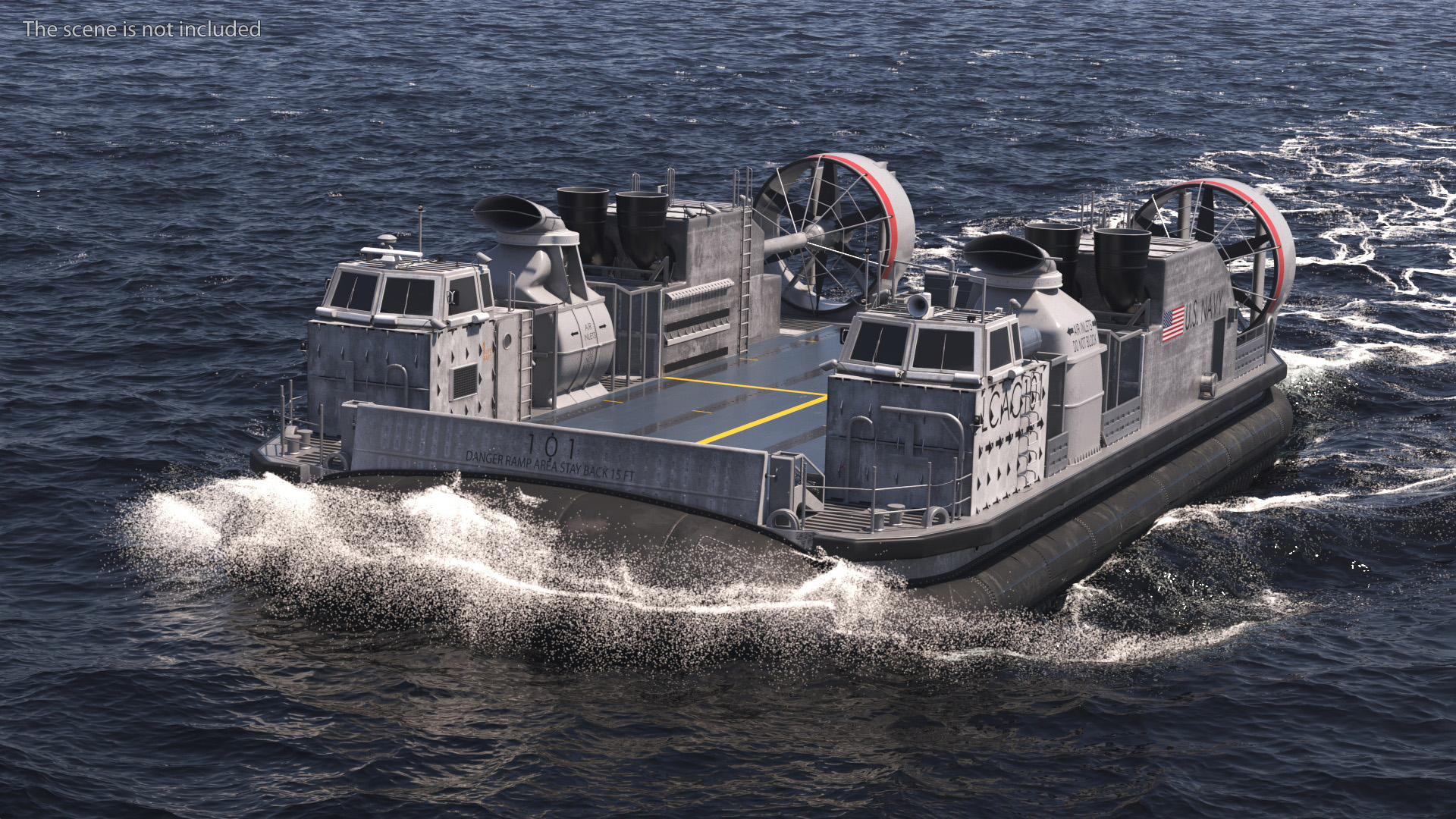 3D model Landing Craft Air Cushion