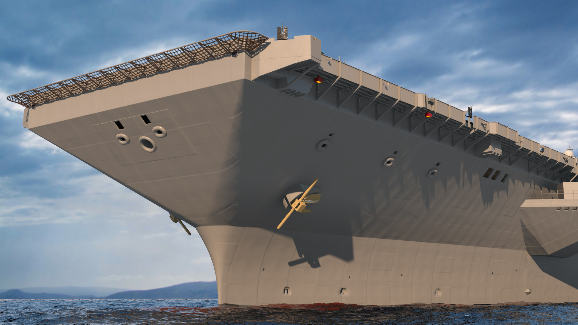 USS Gerald Ford Aircraft Carrier 3D