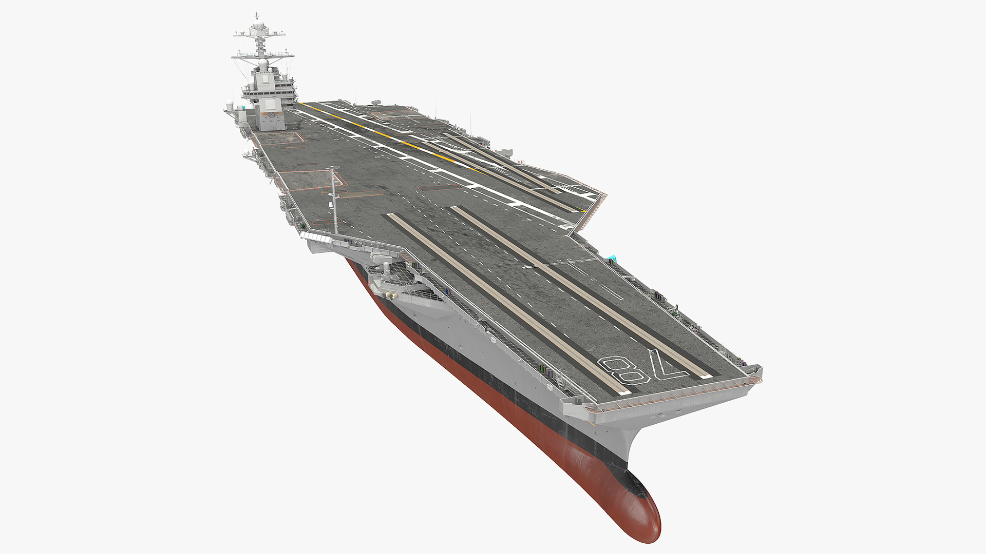 USS Gerald Ford Aircraft Carrier 3D