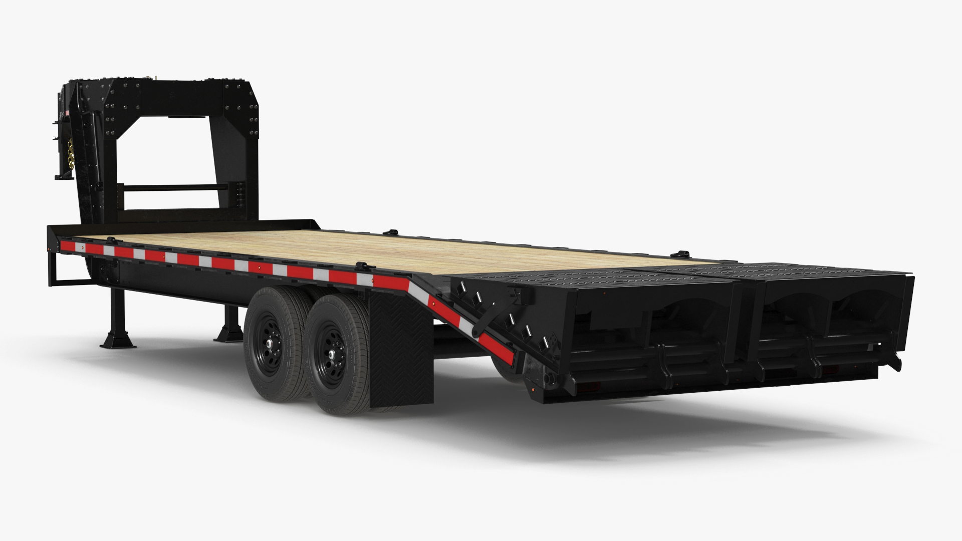 3D Gooseneck Hauler Pickup Trailer