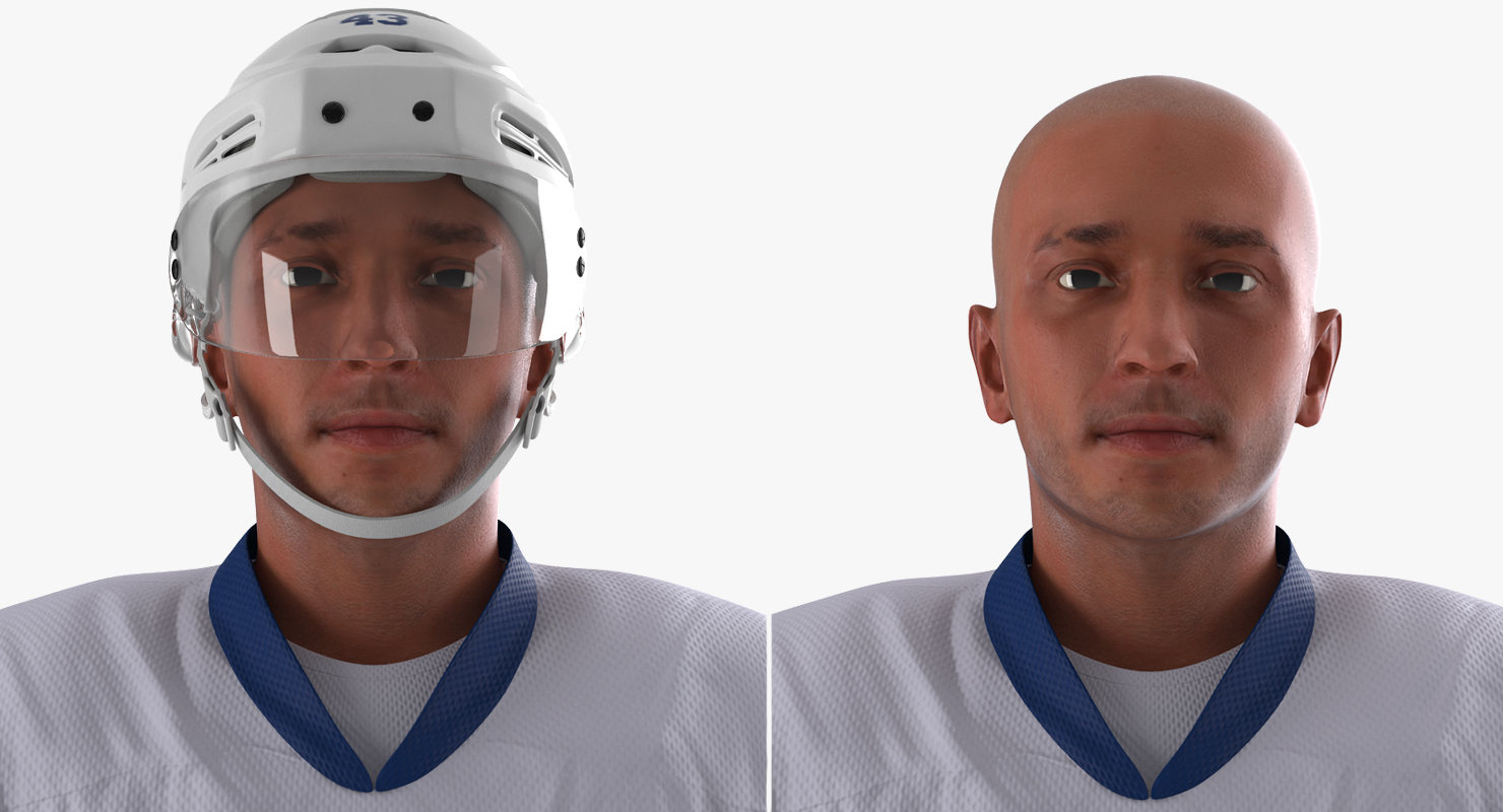 3D model Hockey Player Generic 4 Rigged