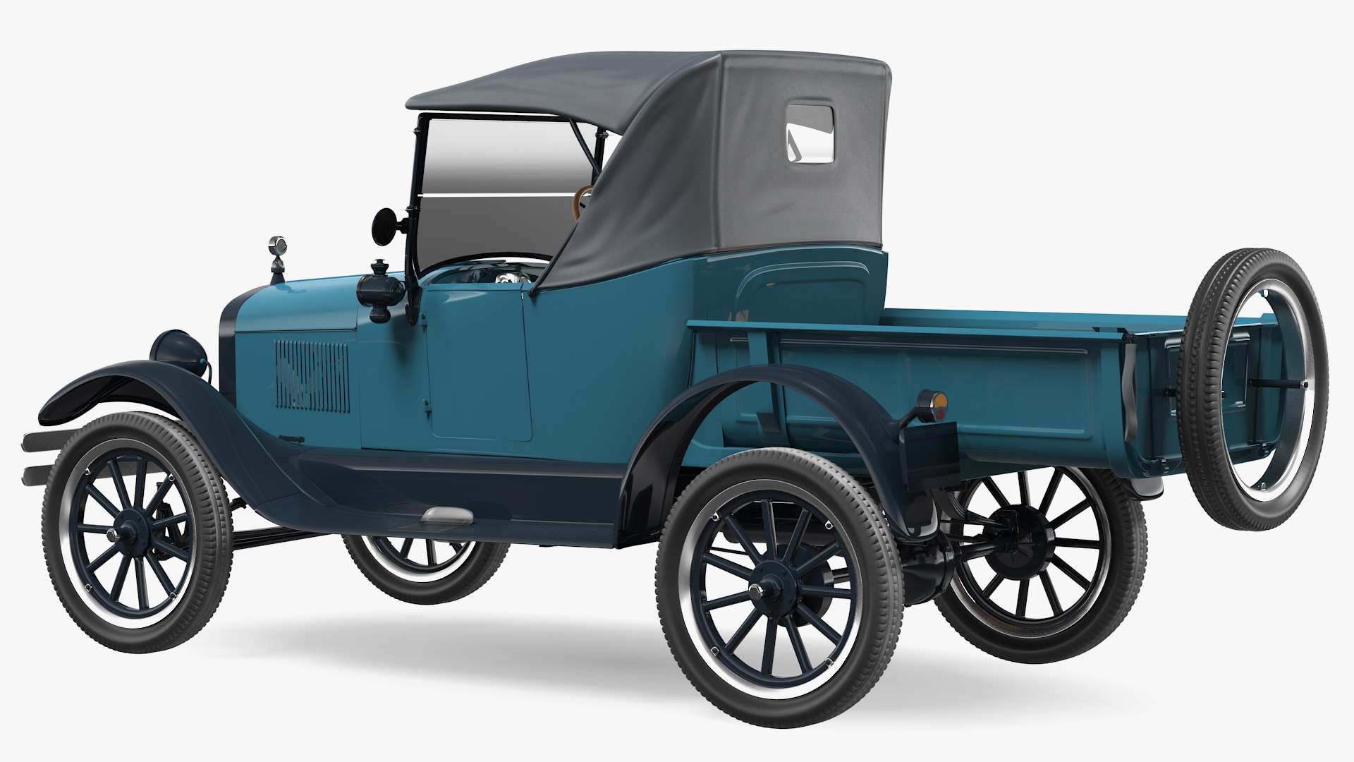 3D Ford Model T Roadster Pickup 1926 model