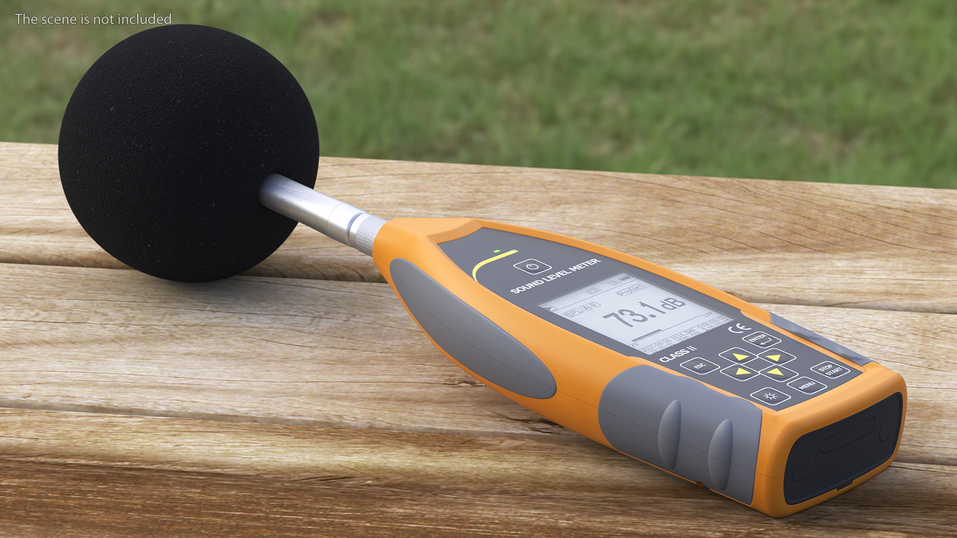 Handheld Digital Sound Level Meter 3D model