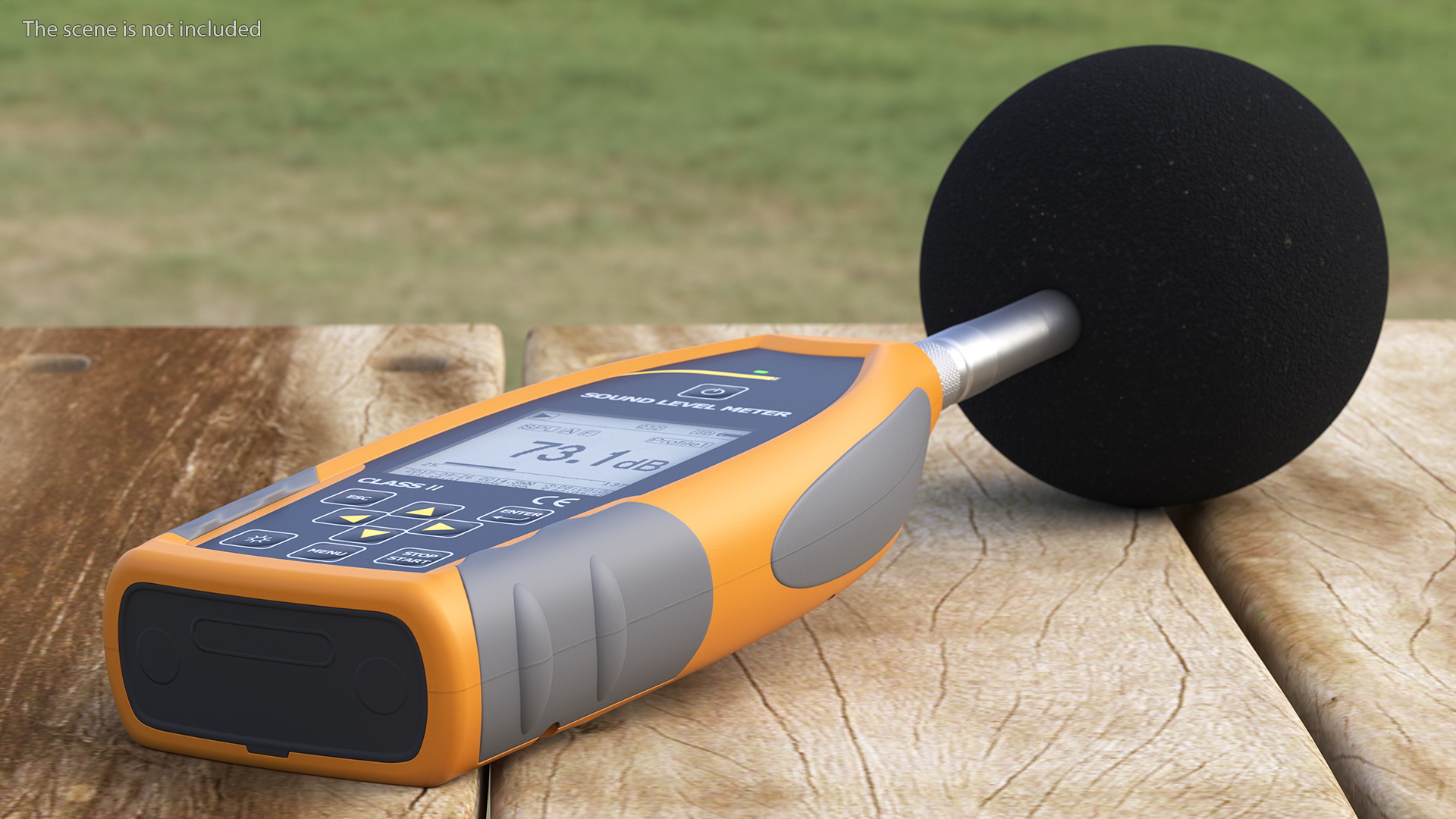 Handheld Digital Sound Level Meter 3D model