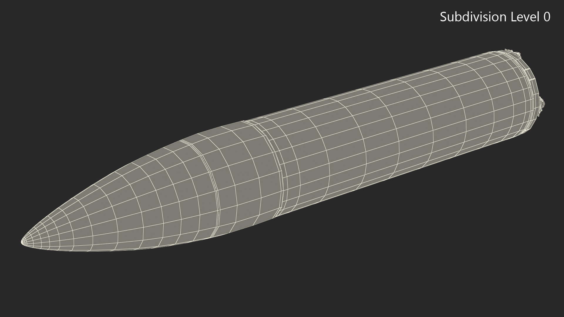 3D Guidance Section SM6 Missile model