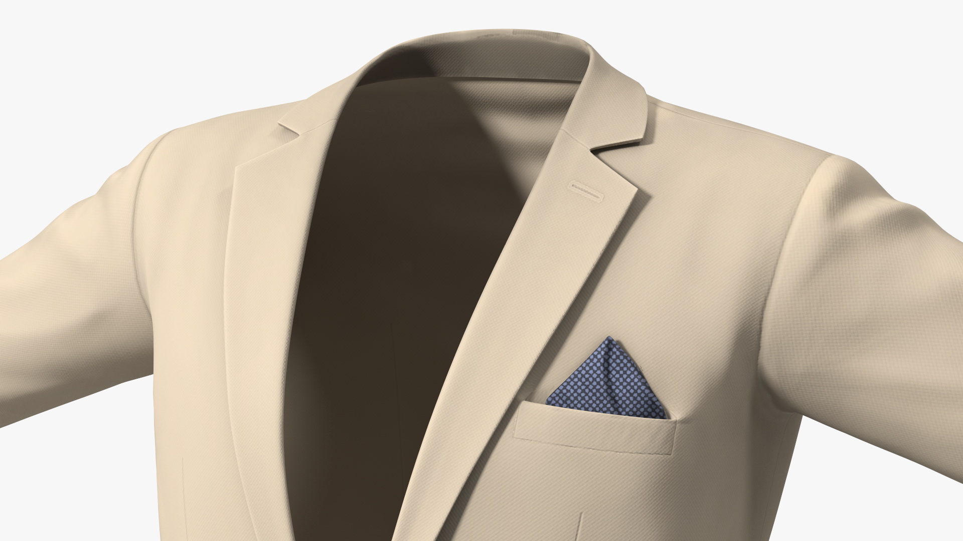 3D Mens Formal Jacket model