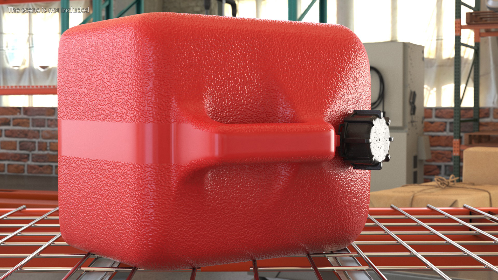 Plastic Gas Can 2 Gallon 3D model