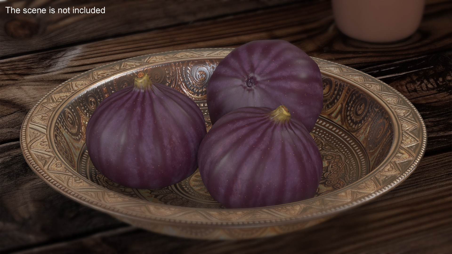 Ripe Fig Fruit 3D model