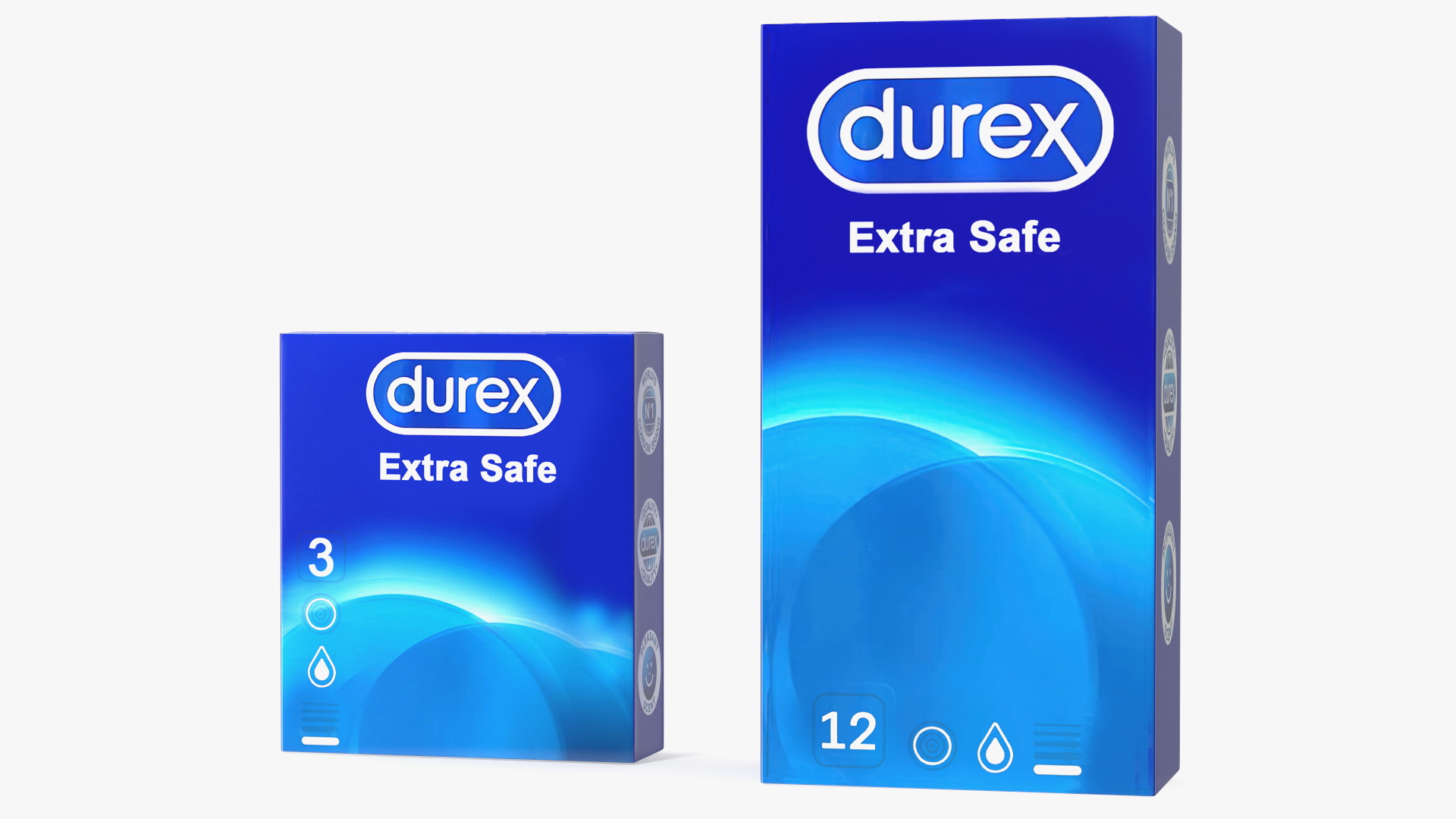 3D Condom Durex Box