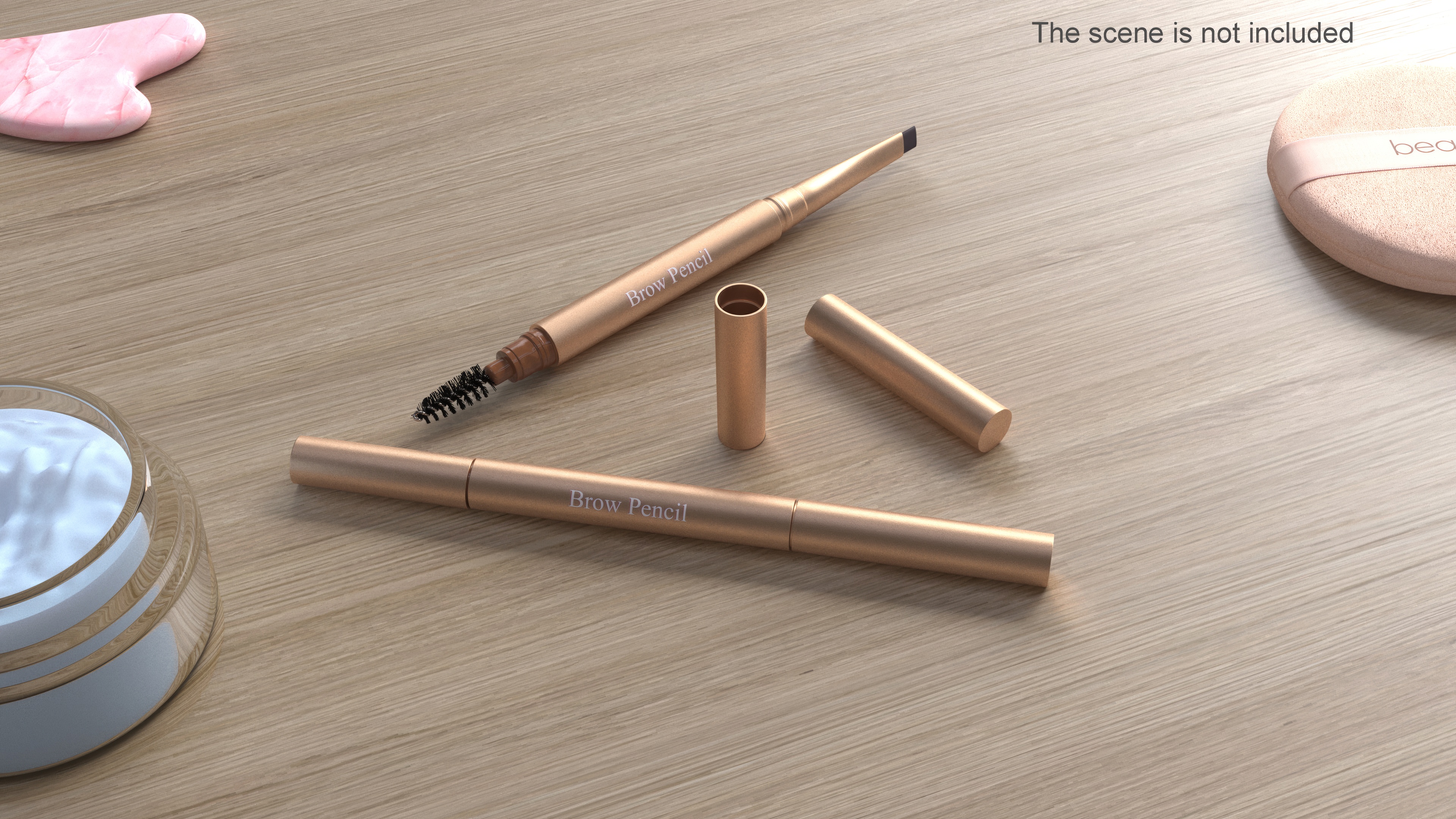 Dual Ended Brow Pencil 3D