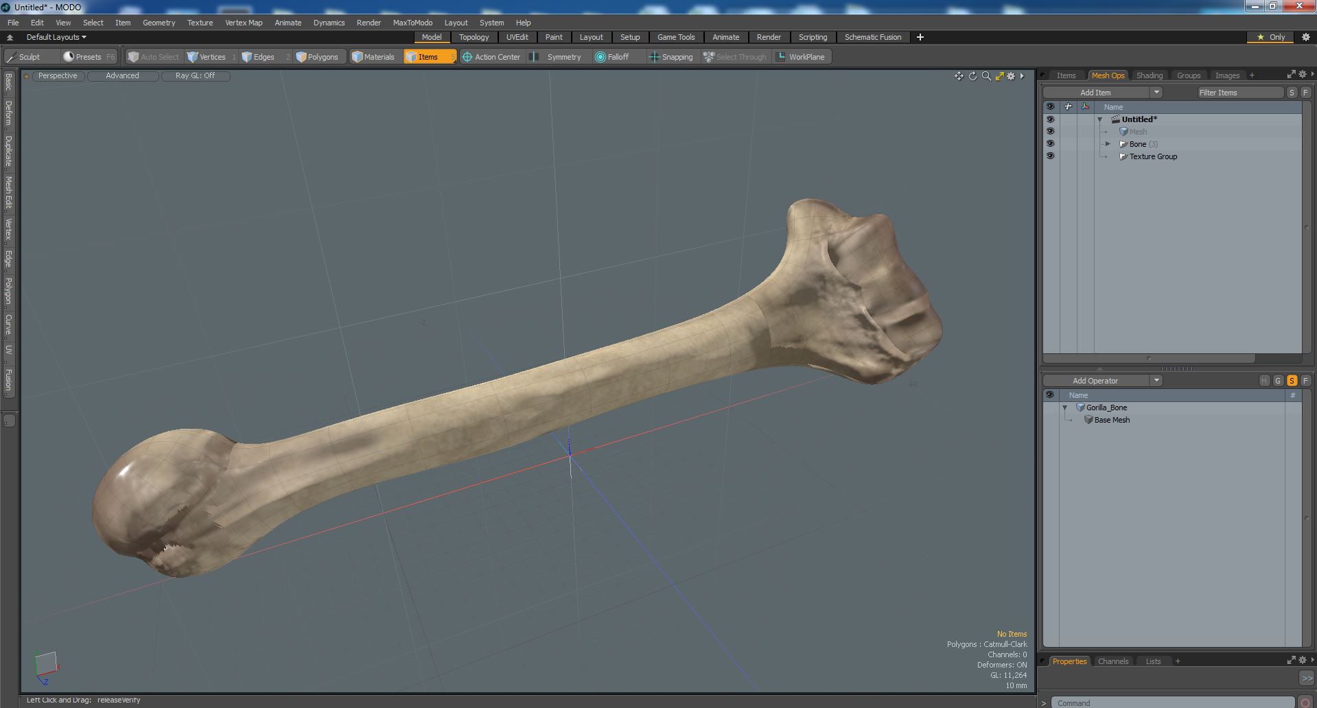 3D model Bone