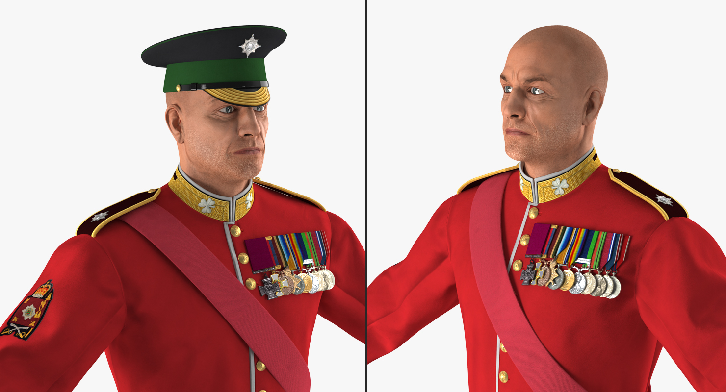 3D model Irish Guard Sergeant