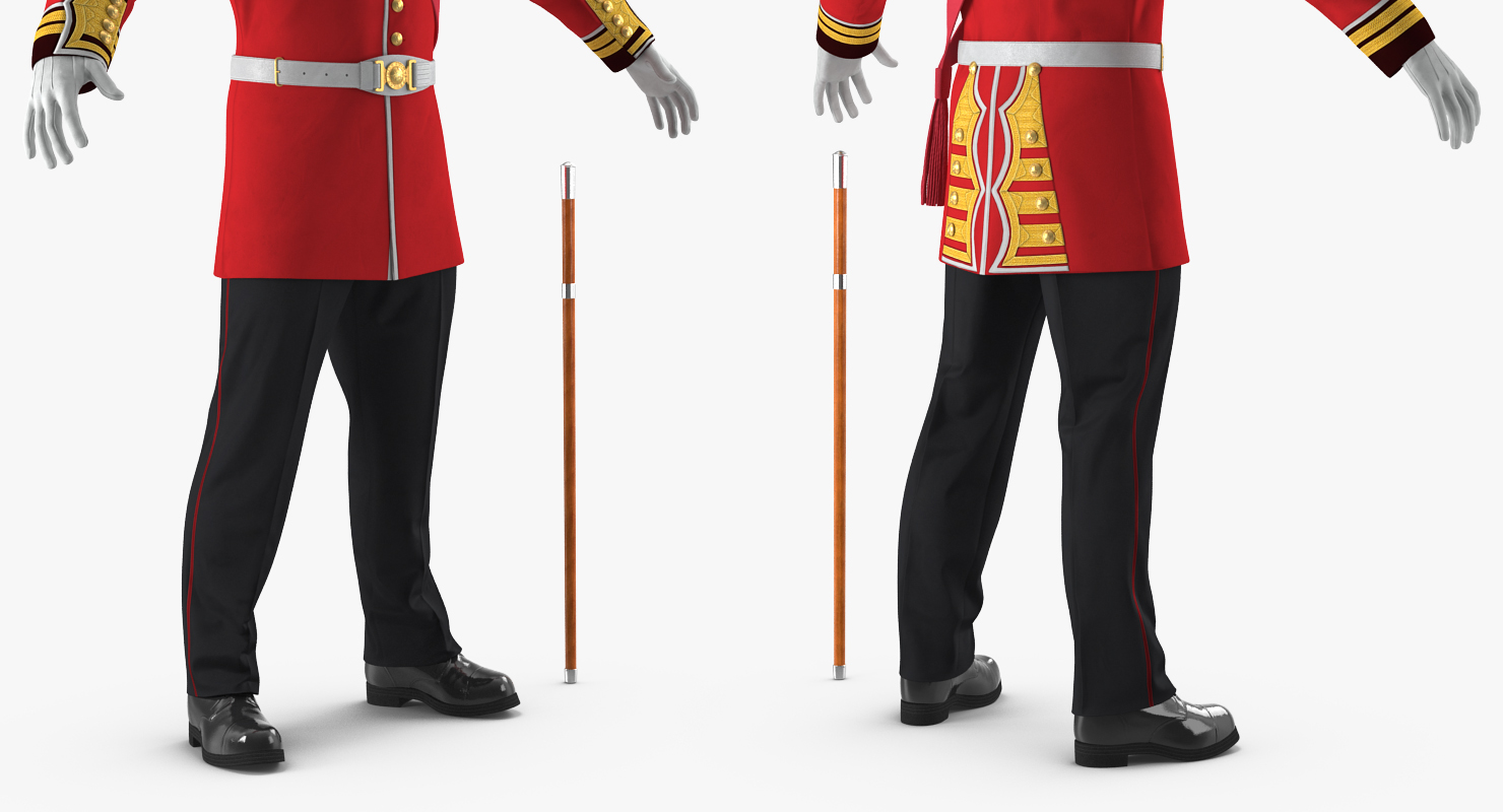 3D model Irish Guard Sergeant