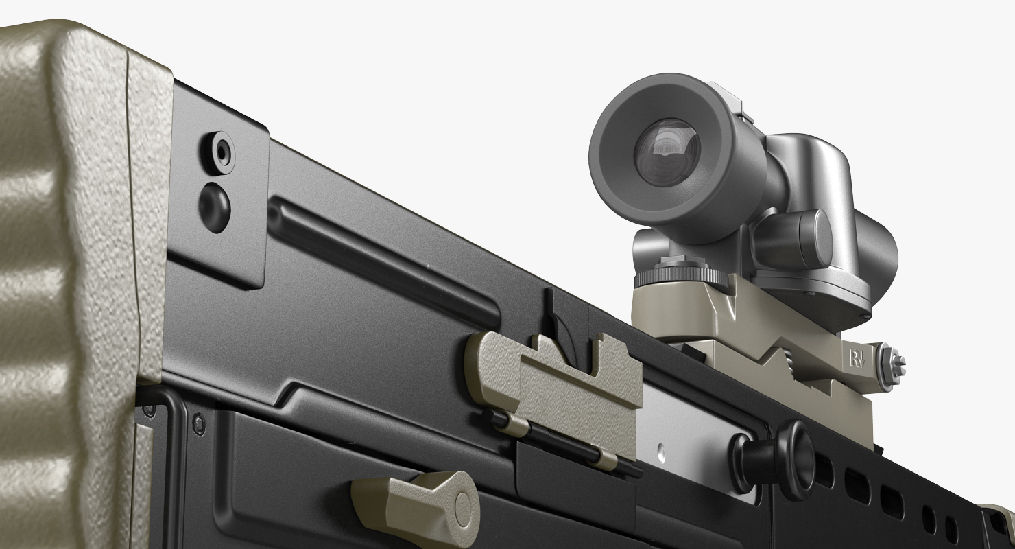 3D Rifle L85A2 Scope Cover model