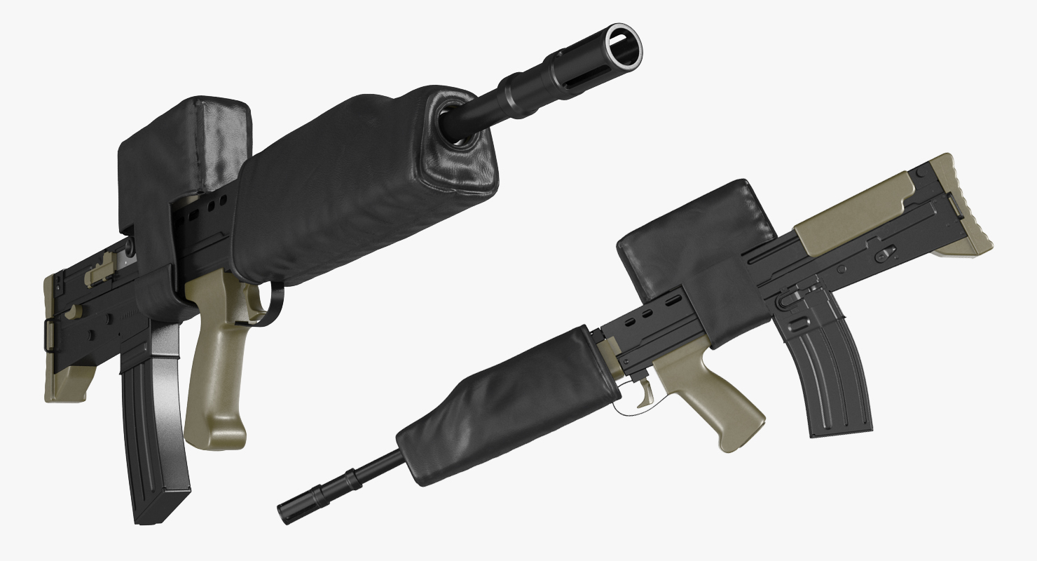 3D Rifle L85A2 Scope Cover model