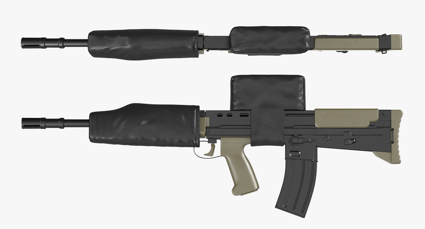 3D Rifle L85A2 Scope Cover model