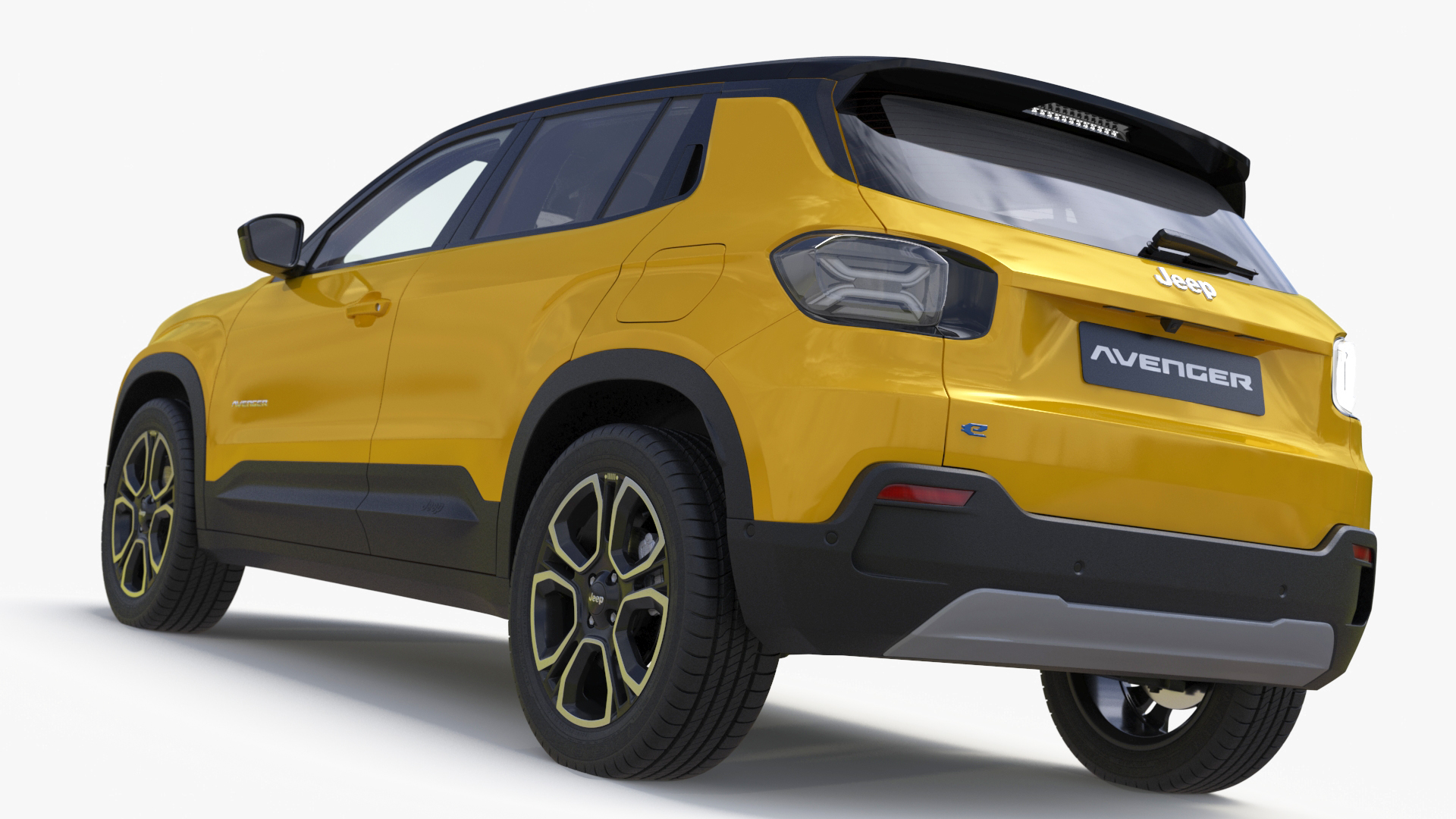 Jeep Avenger Yellow 3D model