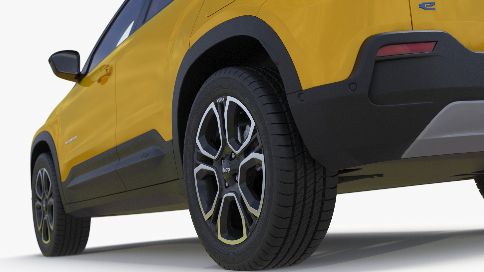 Jeep Avenger Yellow 3D model