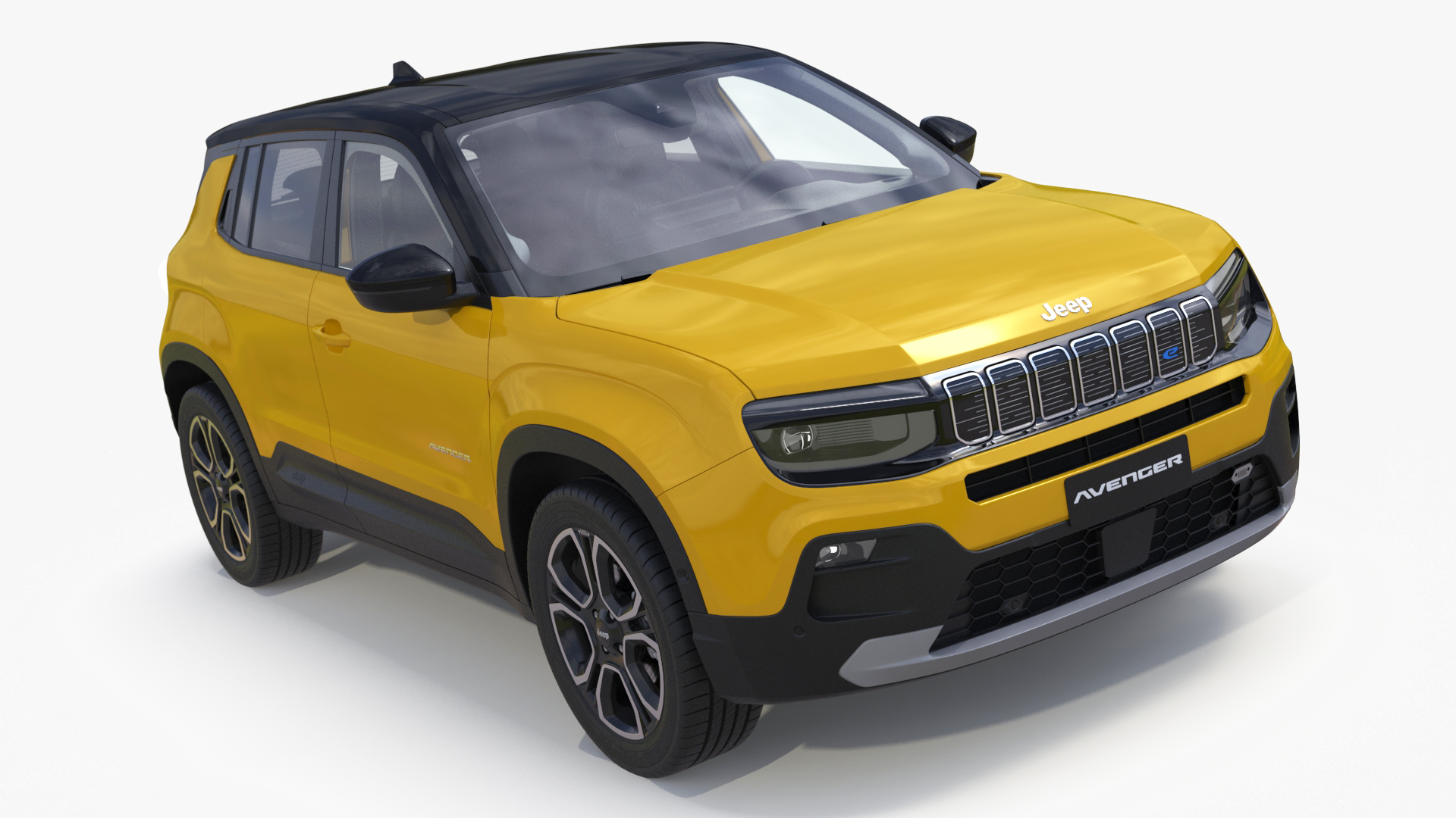 Jeep Avenger Yellow 3D model