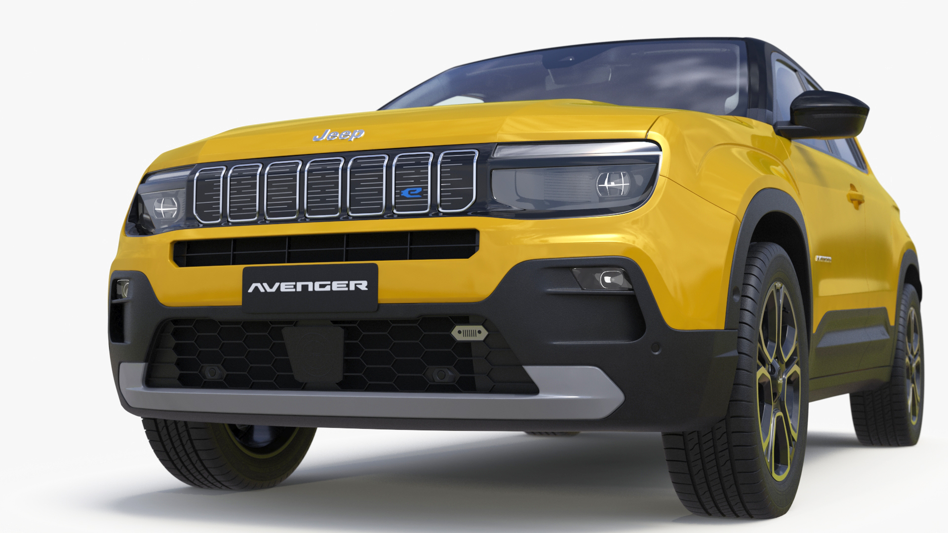 Jeep Avenger Yellow 3D model