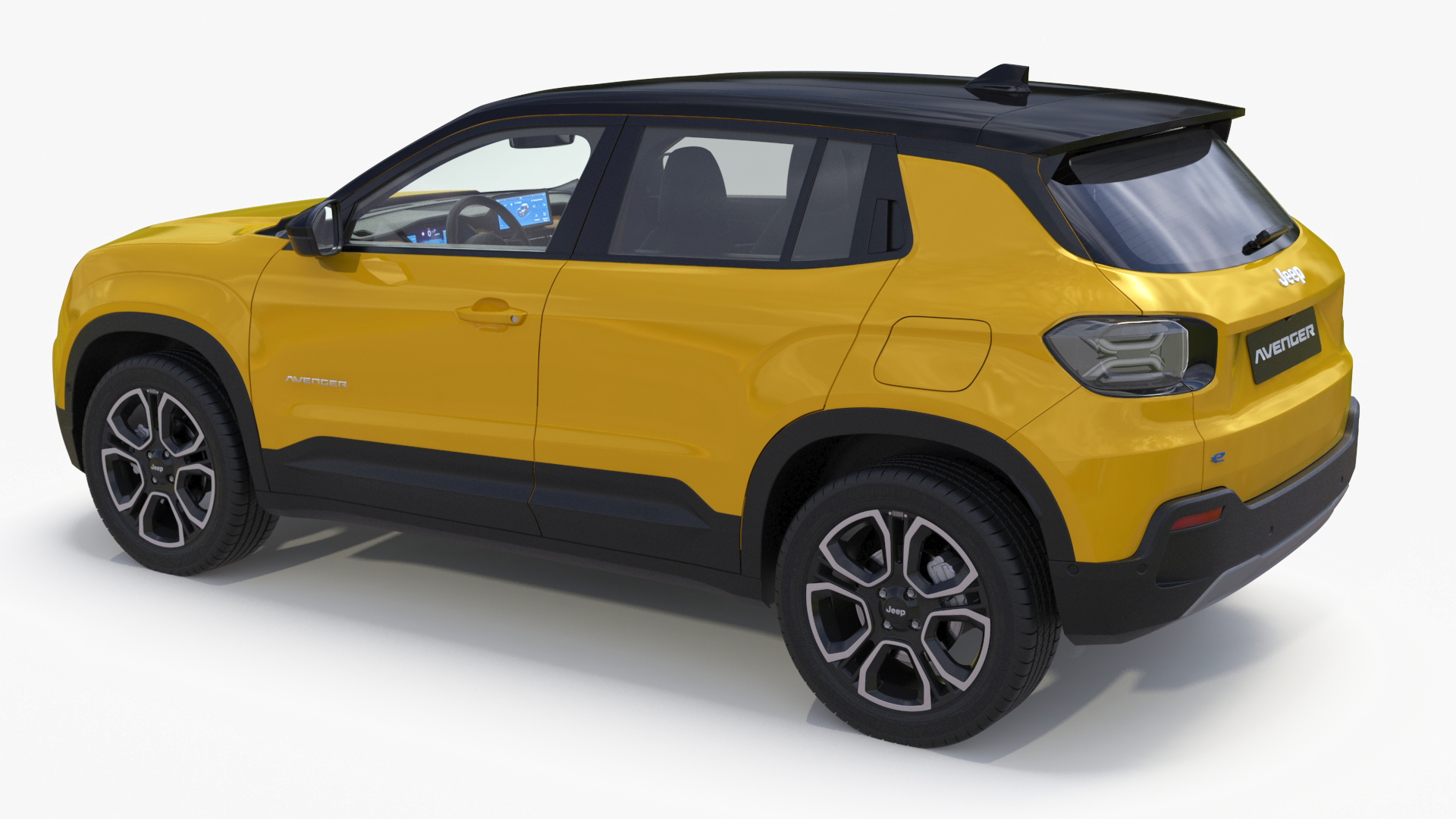 Jeep Avenger Yellow 3D model