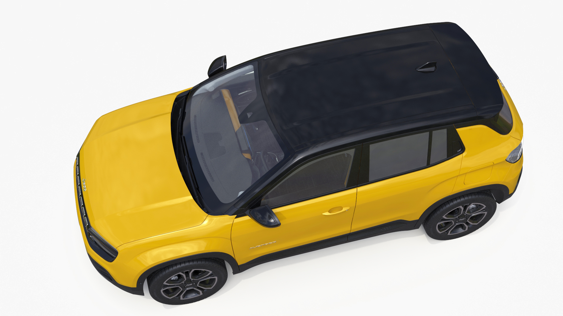 Jeep Avenger Yellow 3D model