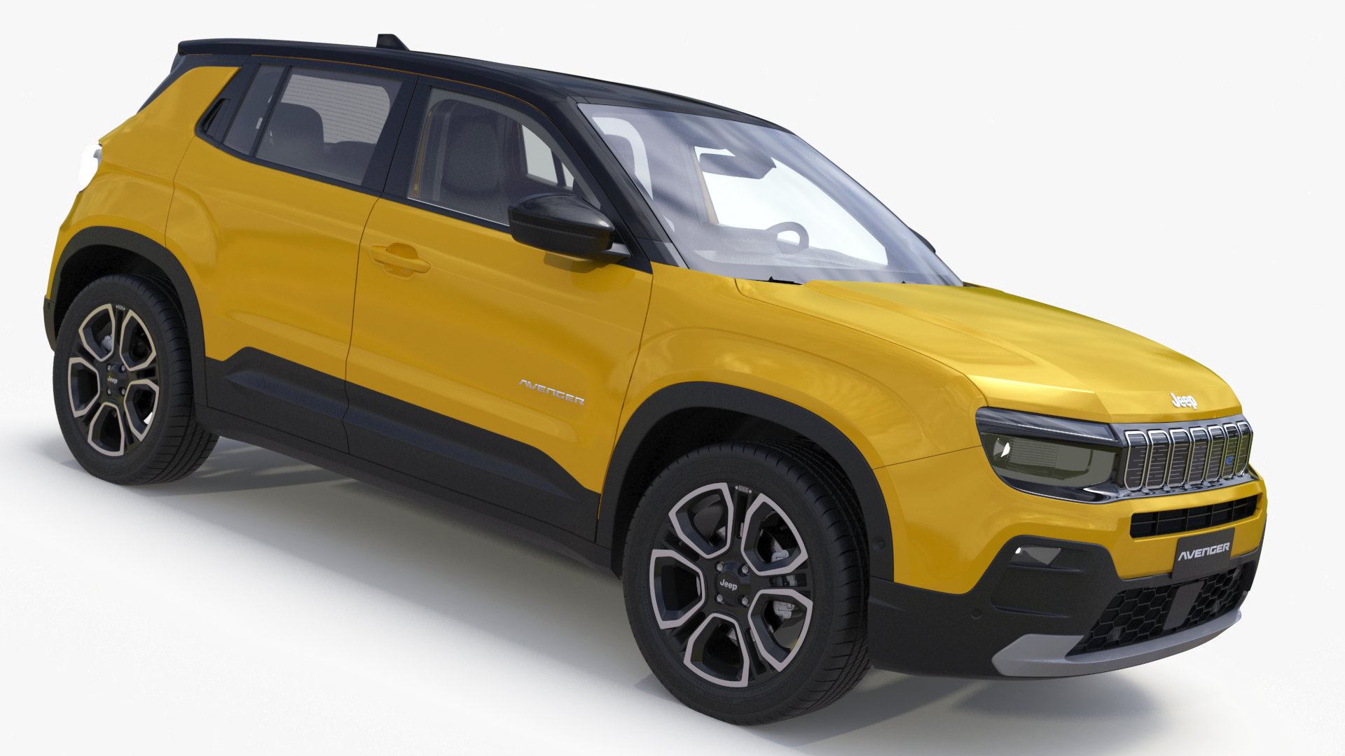 Jeep Avenger Yellow 3D model