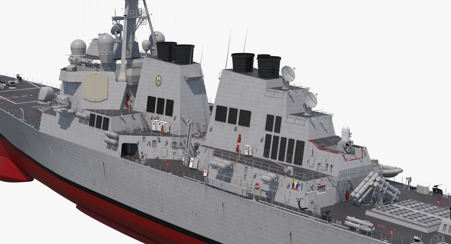 Arleigh Burke Destroyer McFaul DDG 74 3D