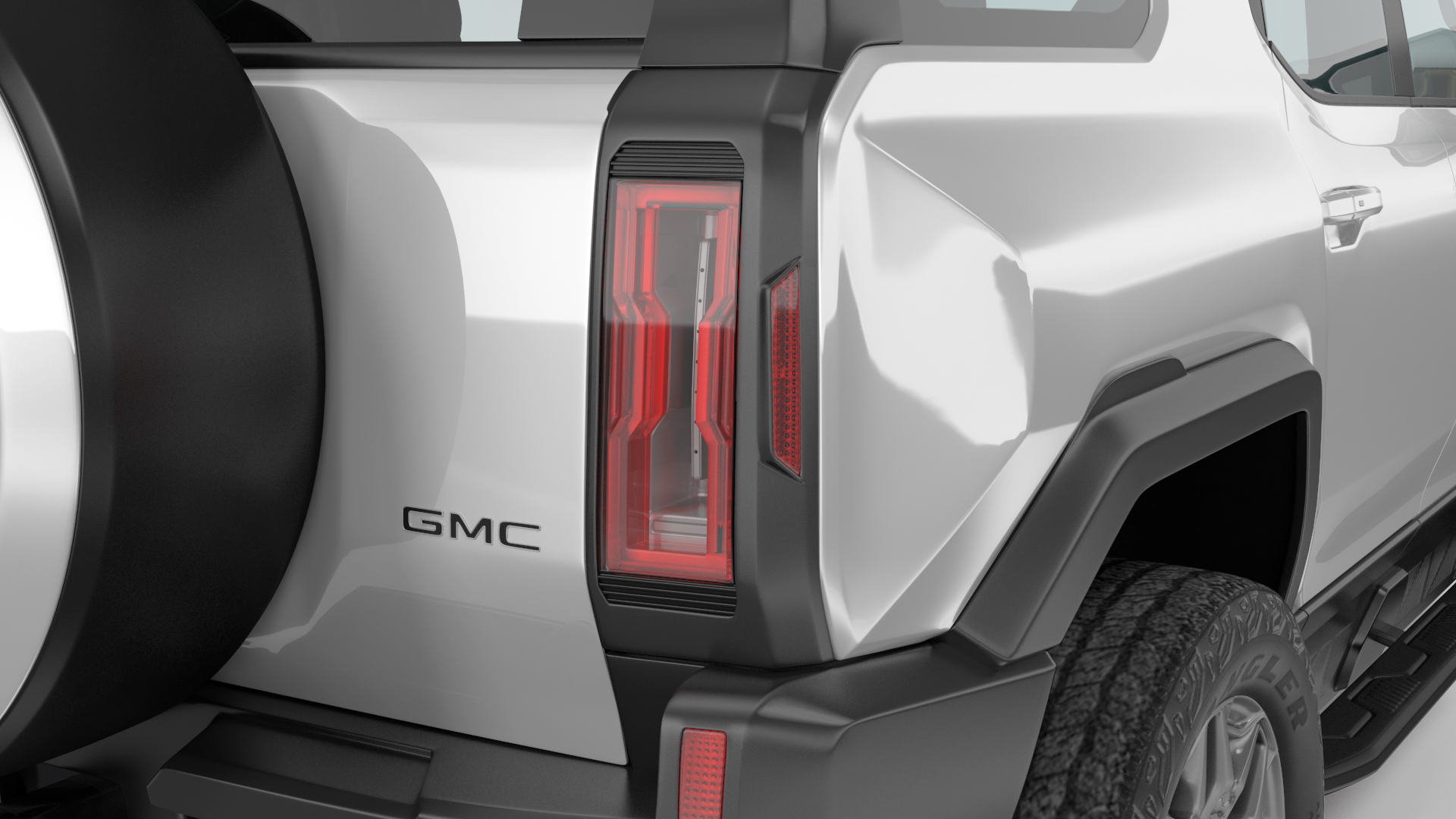 3D GMC Hummer EV SUV White model