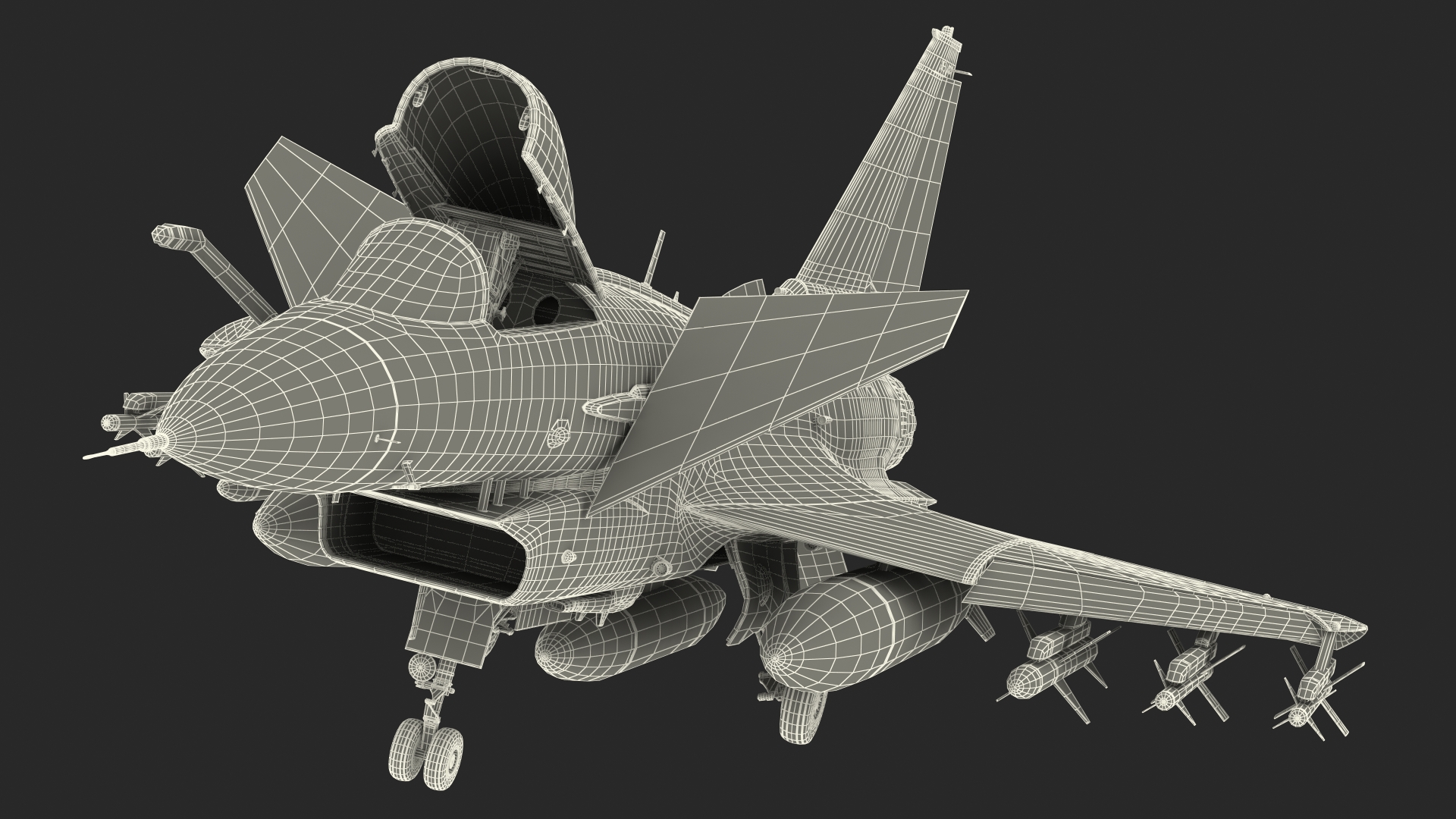 3D PLAAF J10 Vigorous Dragon Aerobatic Team Armament Rigged