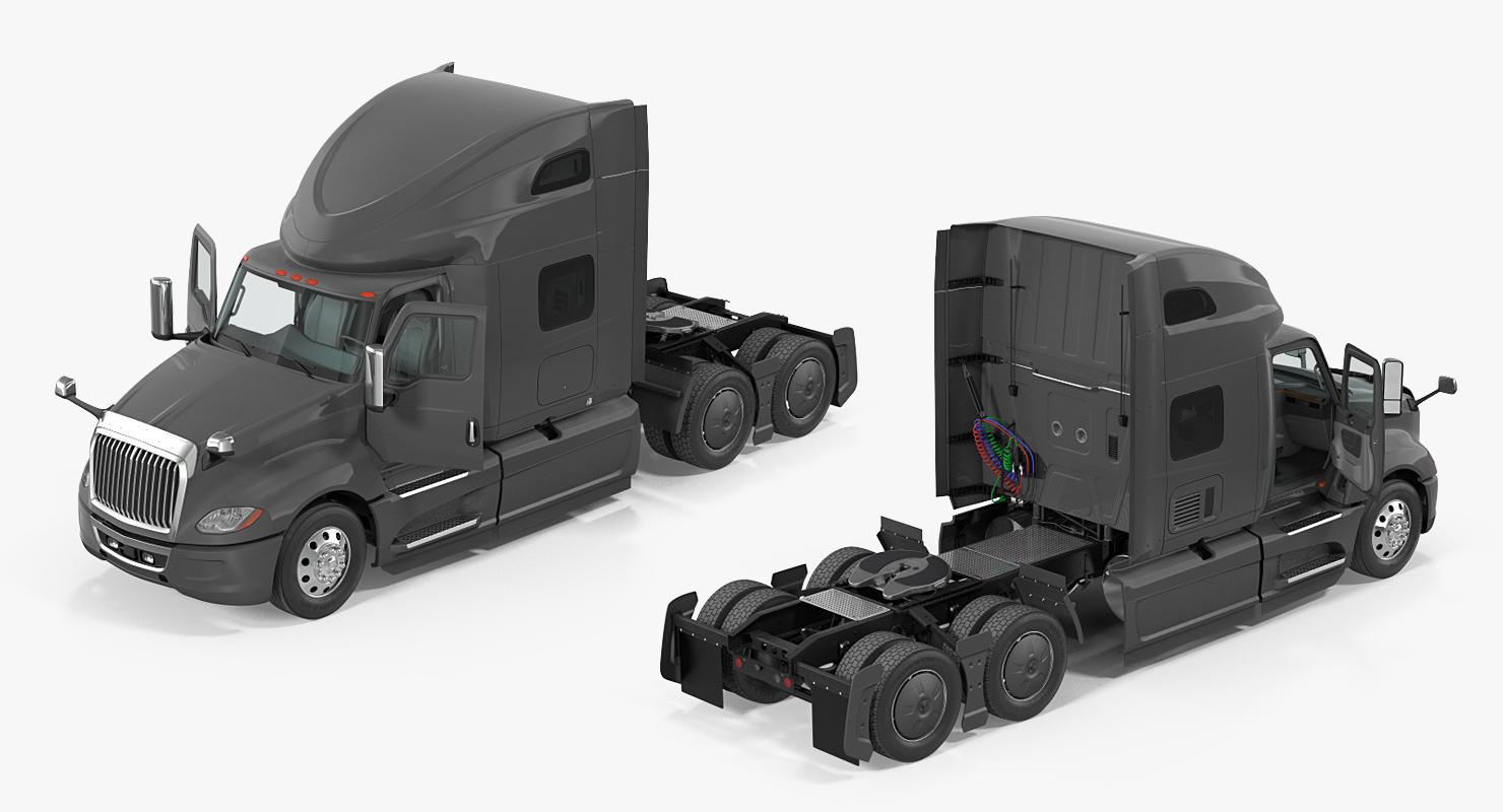 3D Heavy Duty Truck Generic Rigged