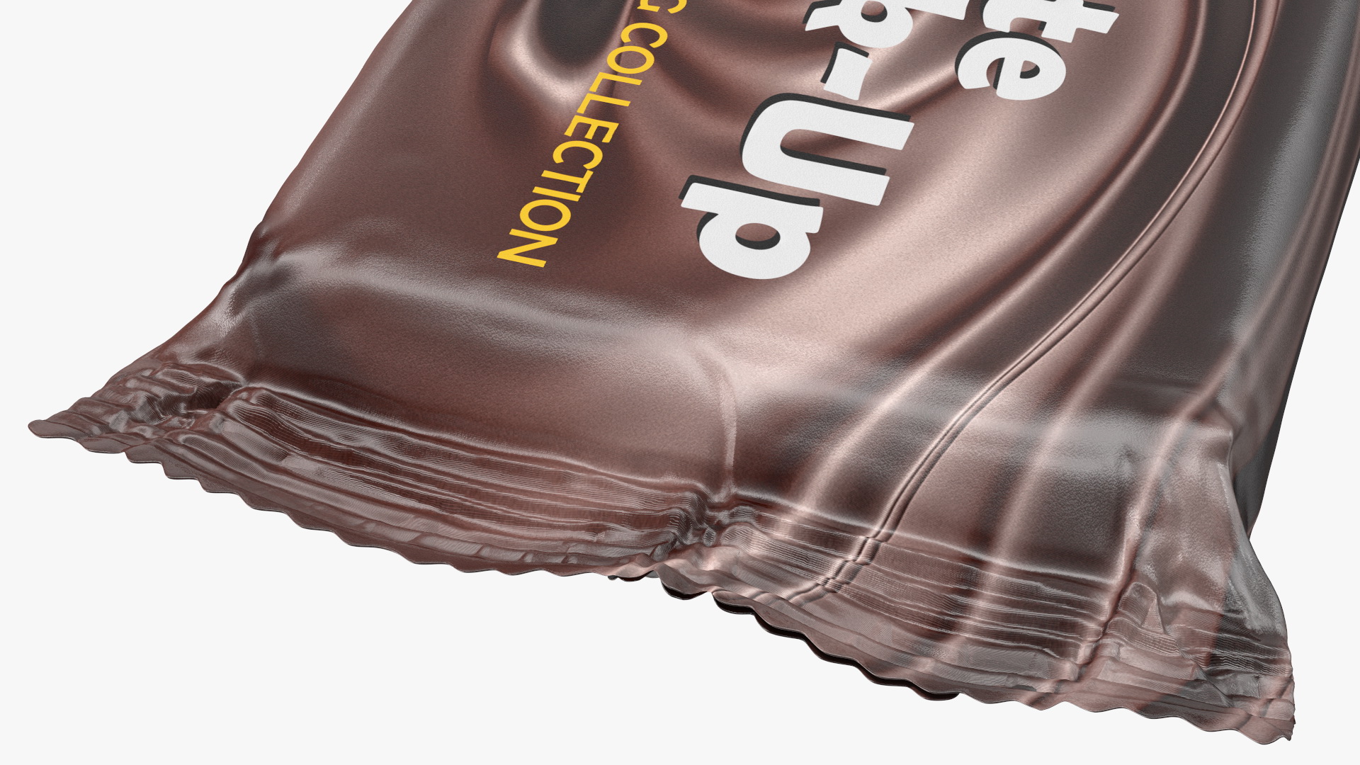 3D model Wide Chocolate Bar Mockup