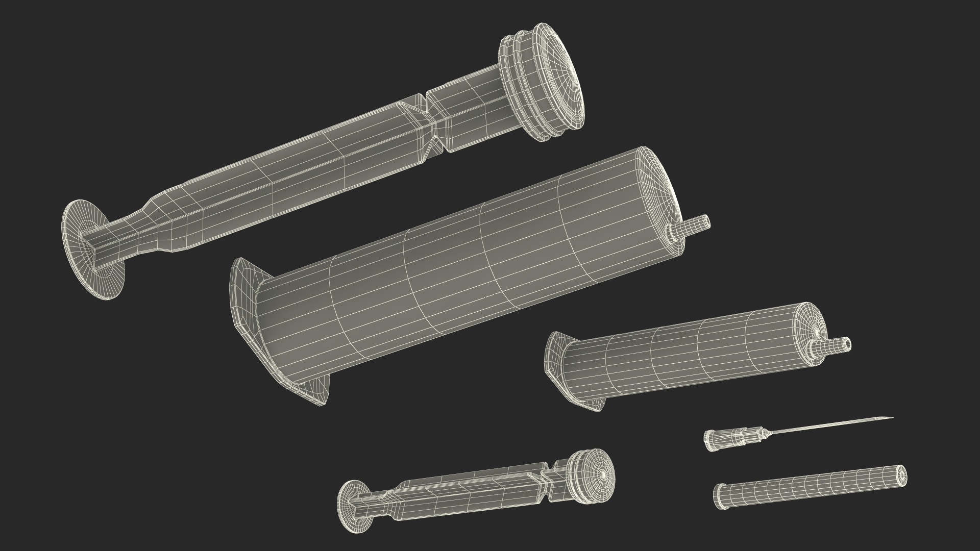 Tools Tray and Antiseptic Kit 3D model