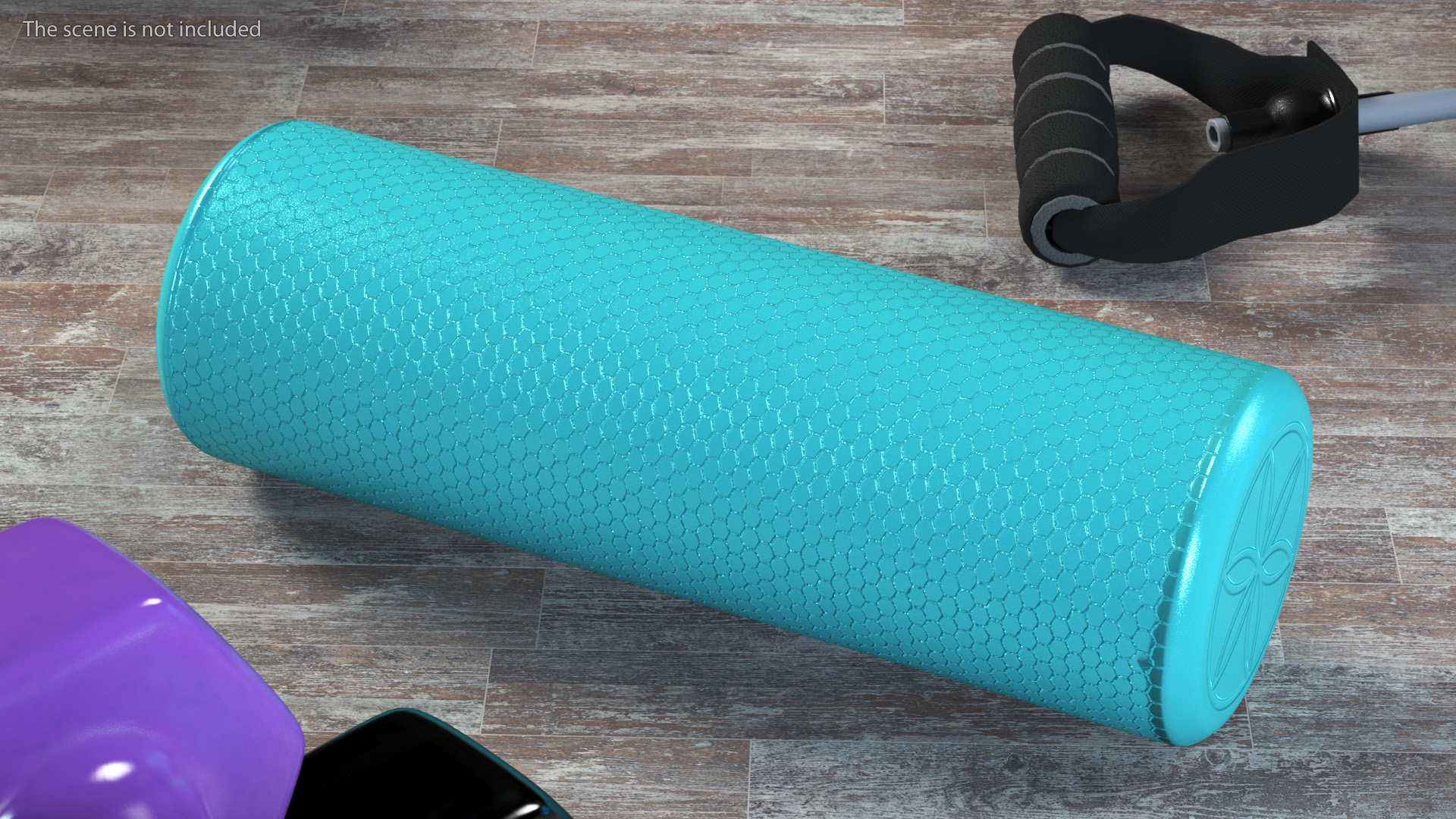 Compact Foam Roller 3D model