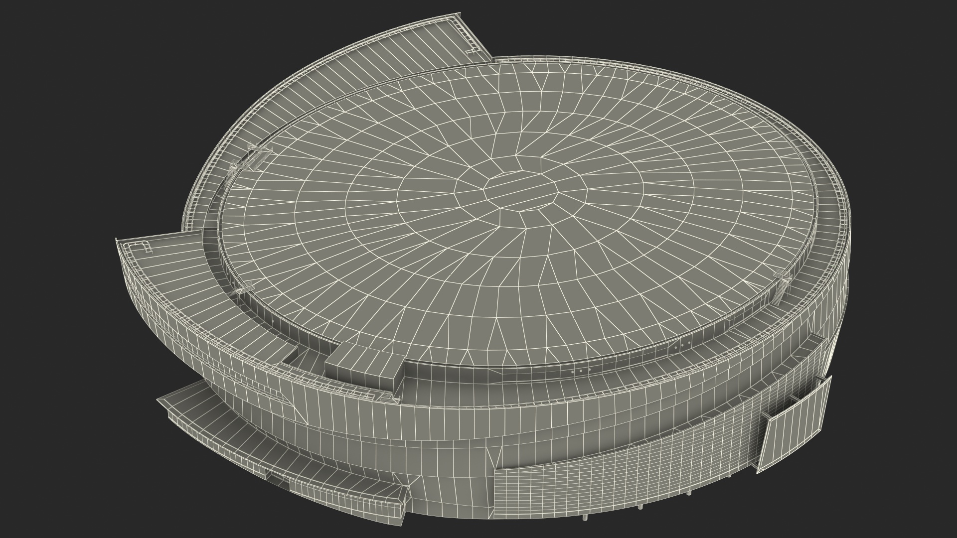 3D Stadium Arena model