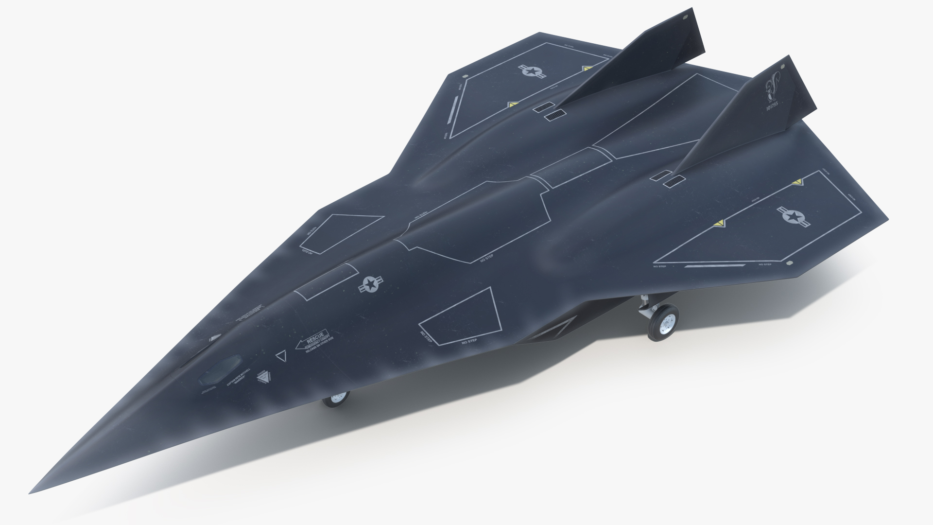 3D model Lockheed SR-72 DarkStar Rigged