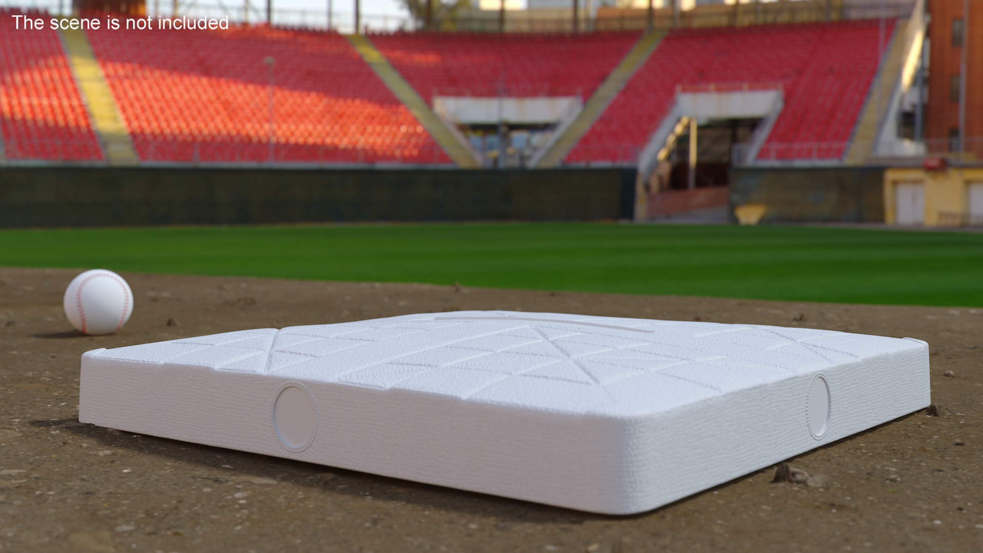 3D model Baseball Base 18inch