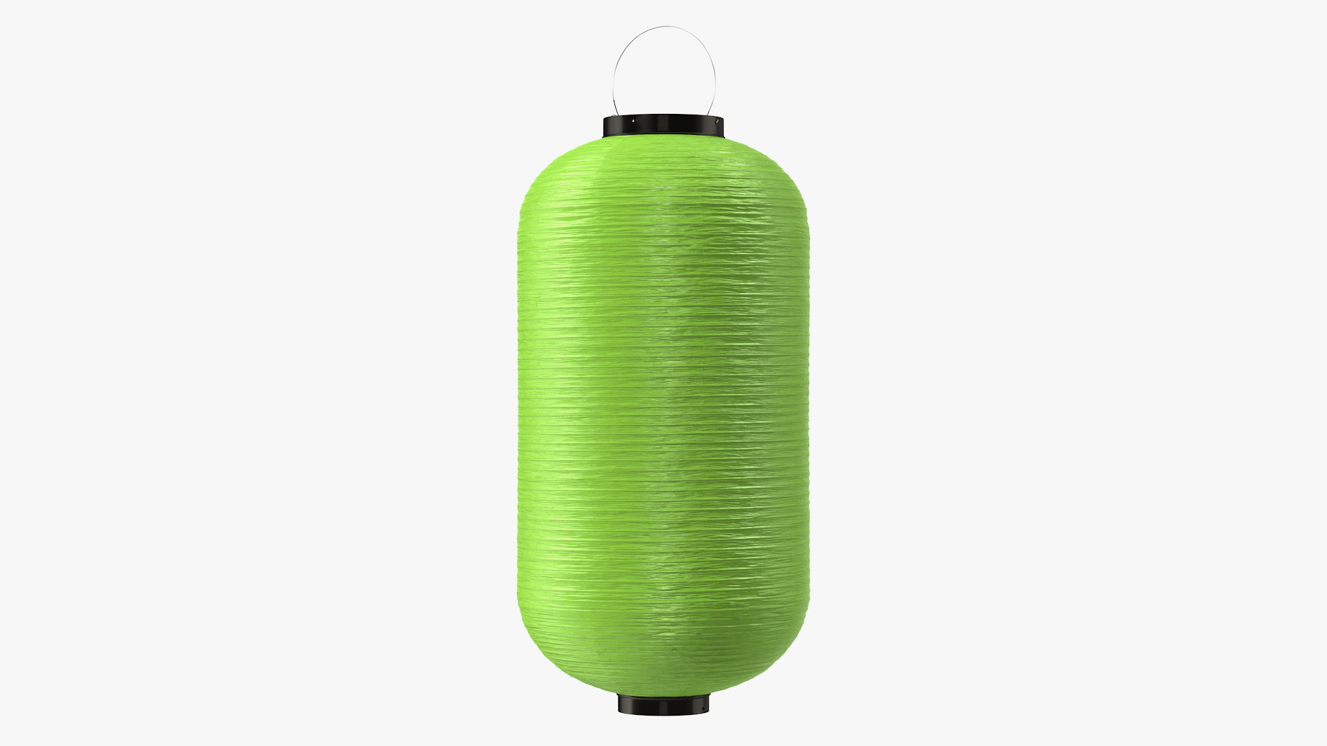 3D Decorative Hanging Cylinder Lantern Green