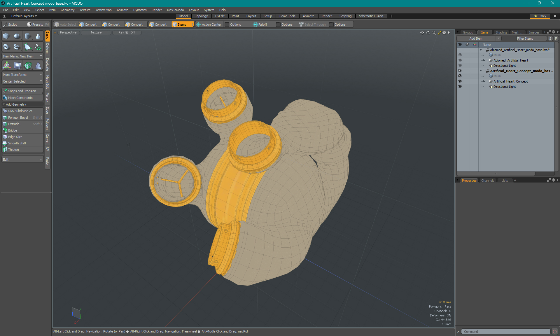 Artificial Heart Concept 3D model