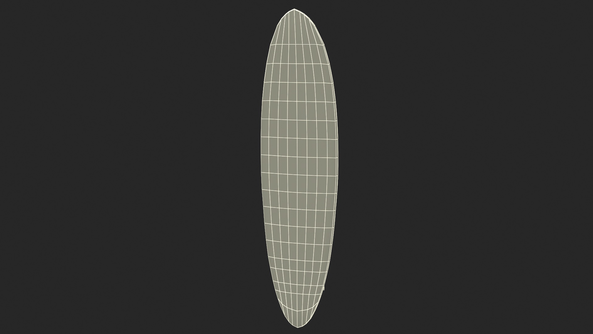 3D Funboard Surfboard model