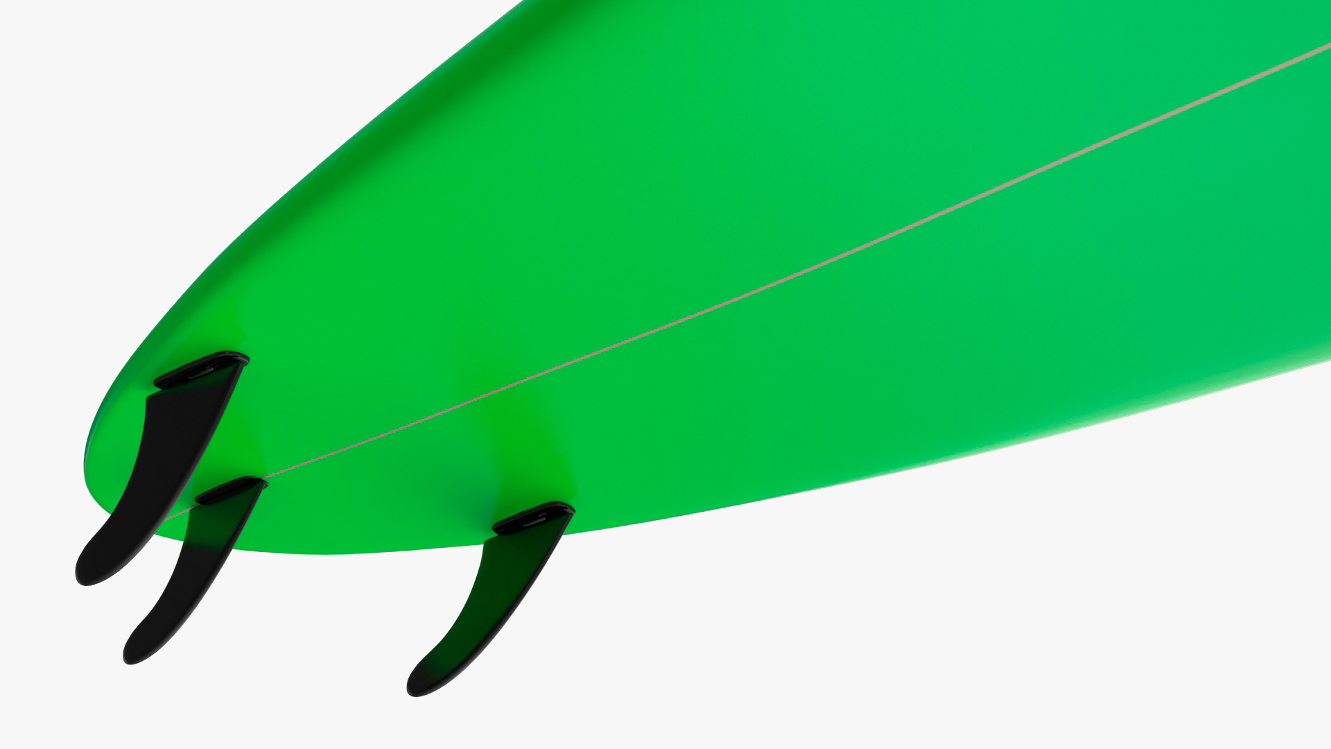 3D Funboard Surfboard model