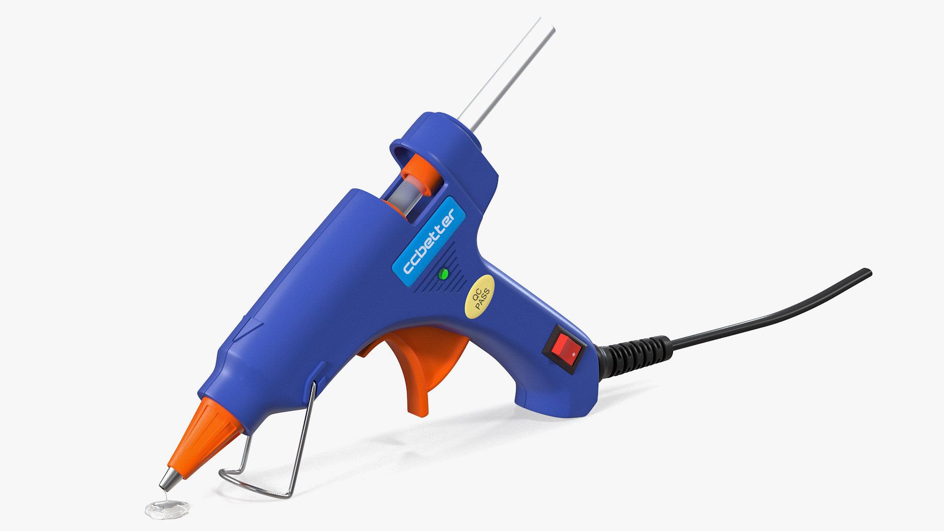 3D model CCbetter Hot Glue Gun with Glue Dripping